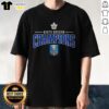 Top Toronto Marlies North Division Champions 2026 Calder Cup Playoffs Hockey Team shirt in black, featuring bold championship text
