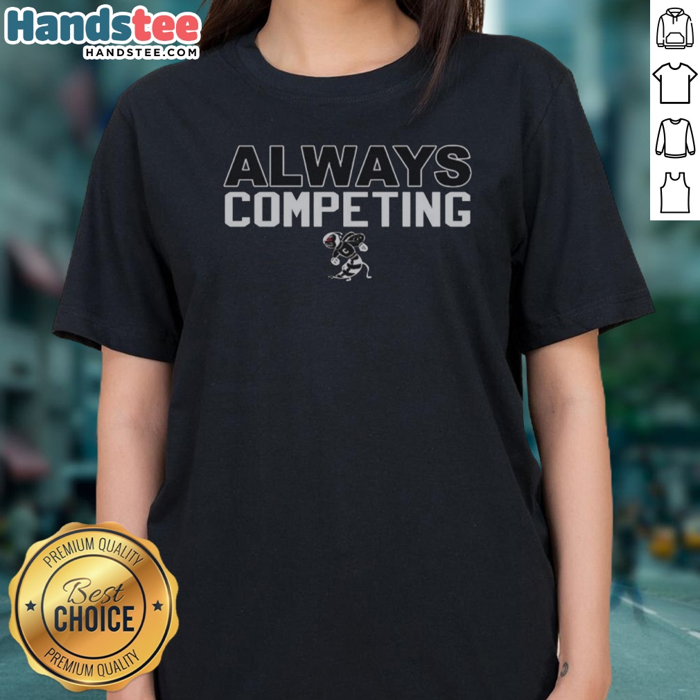 top-yellowjacket-mascot-always-competing-ladies-shirt Top Yellowjacket Mascot Always Competing Ladies Shirt featuring a vibrant yellow and black design.