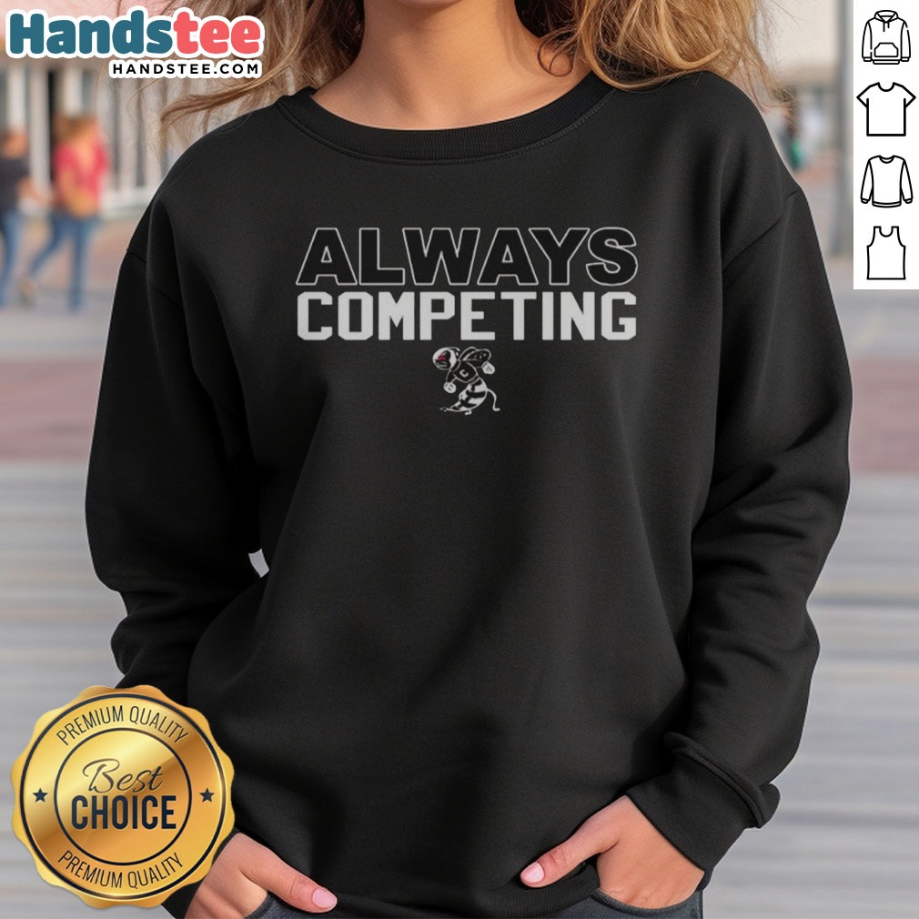 top-yellowjacket-mascot-always-competing-sweatshirt Top Yellowjacket Mascot Always Competing sweatshirt displayed in vibrant colors and cozy fabric.