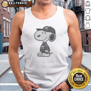 Awesome Snoopy Gadillac Formula 1 Team Tank Top