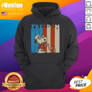 Awesome Snoopy And Woodstock Peanuts Freedom USA 250th Anniversary Hoodie