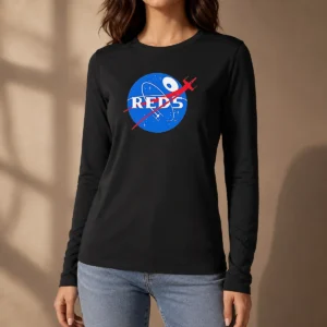 Pretty Red 5 NASA Parody Logo Long Sleeve Shirt