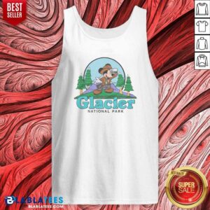 Original Mickey Mouse Glacier National Park tank top optimized for showcasing unique style