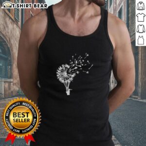 Alt Text: Official Flower Power Dandelion Fly Away Freedom Tank Top featuring a vibrant dandelion design on a stylish tank.