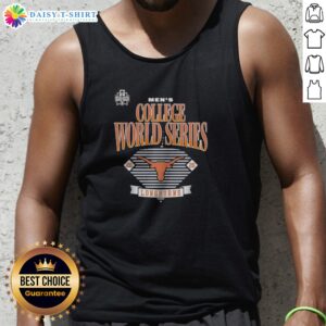 Funny Texas Longhorns 2026 Men'S College World Series Omaha NCAA Baseball Logo Team Tank Top showcasing vibrant colors and logo