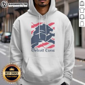 Awesome Detroit Lions American Heritage Wordmark Hoodie featuring vibrant team colors and logo