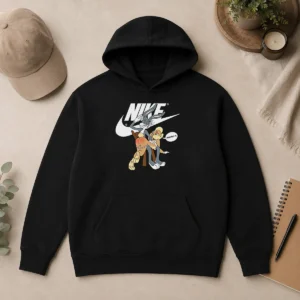 Top Nike Bugs Bunny Spanking Lola Hoodie featuring a graphic print on a comfortable pullover hoodie