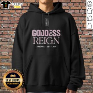 Top Goddess Reign 女神の統治 Ameonna GR 2024 Hoodie featuring a unique design and comfortable fit.