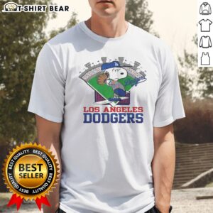 Good Snoopy Los Angeles Dodgers MLB Stadium Shirt featuring a playful Snoopy design for fans.