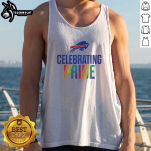 Nice Buffalo Bills Celebrating Pride Month Tank top featuring vibrant colors and a bold design.