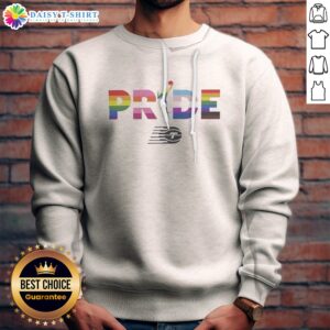 Pretty Toronto Tempo 2026 WNBA Pride LGBT Pattern Flag Sweashirt featuring vibrant colors and bold design.