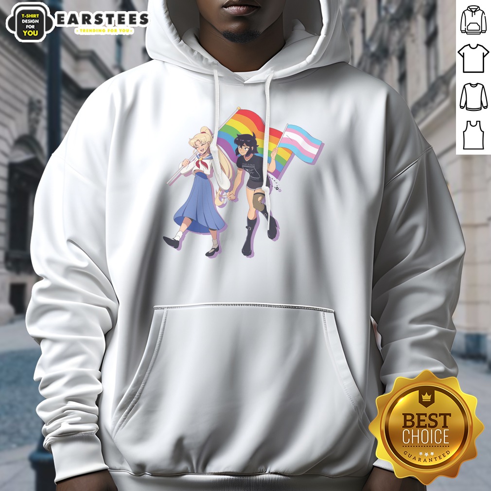 usagi-tsukino-and-sailor-moon-character-holding-obsession-pride-flag-hoodie Usagi Tsukino And Sailor Moon Character Holding Obsession Pride Flag hoodie displayed on a neutral background