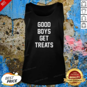 Pretty Boys Get Treats Text Tank Top
