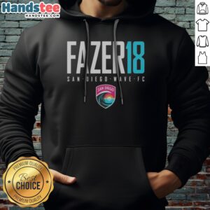 Good San Diego Wave FC Fazer18 Team Logo Graphic Soccer NWSL Apparel Shirt - Image 2