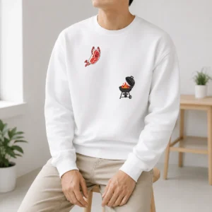 Pretty Steak Fly BBQ Freedom American 4th Of July 2026 Sweater
