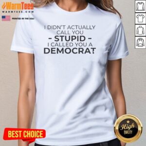Top Political Party Humor Bold Text Statement ladies tee in black, featuring bold white text on front, women's casual short sleeve shirt