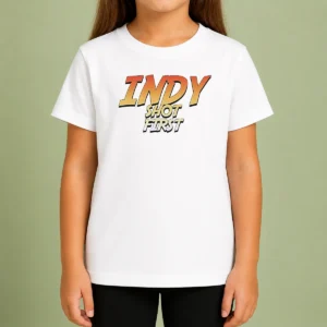 Pretty Indy Graphic Shot First Kids T-Shirt