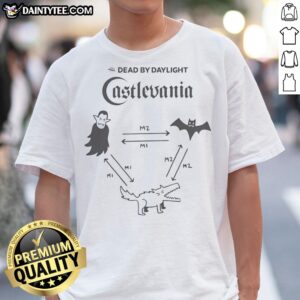 Official Alucard Castlevania Symphony Of The Night Shirt featuring iconic artwork.