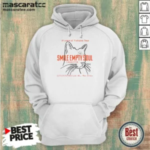 Funny Smile Empty Soul Cabretta 20 Years Of Vultures Tour Madison WI The Annex Hoodie