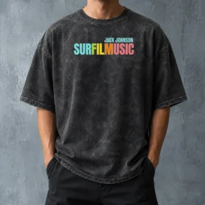 Pretty Jack Johnson Surfilmusic Tour 2026 Washed T-Shirt