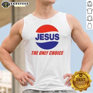 Pretty Jesus The Only Choice Pepsi Logo Christian Tank Top