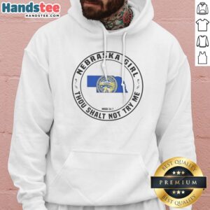 Official Nebraska Girl Thou Shalt Not Try Me Mood 24 7 State Map Hoodie featuring a vibrant state map design.