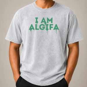 Awesome I Am Algae DC Reflecting Pool Anti Trump Activist Washed T-Shirt