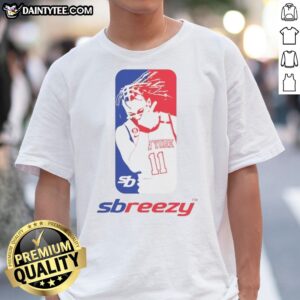 Nice Jalen Brunson Sbreezy New York Basketball Logo Shirt featuring a vibrant design perfect for fans.