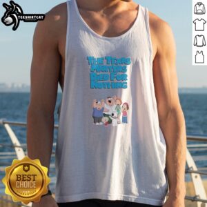 Original Family Guy The Texas Martyrs Died For Nothing Cartoon Family Tank Top featuring vibrant graphics