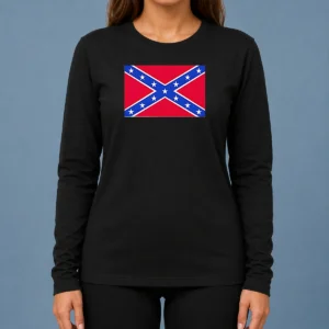 Premium Mark Lee Confederate Flag 2026 Long Sleeve Shirt showcasing front graphic on a comfortable long sleeve garment