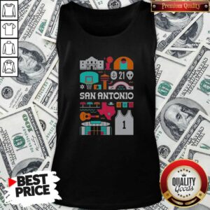 Premium San Antonio Spurs NBA Basketball Elias Stein tank top optimized with team logo and player name on breathable fabric