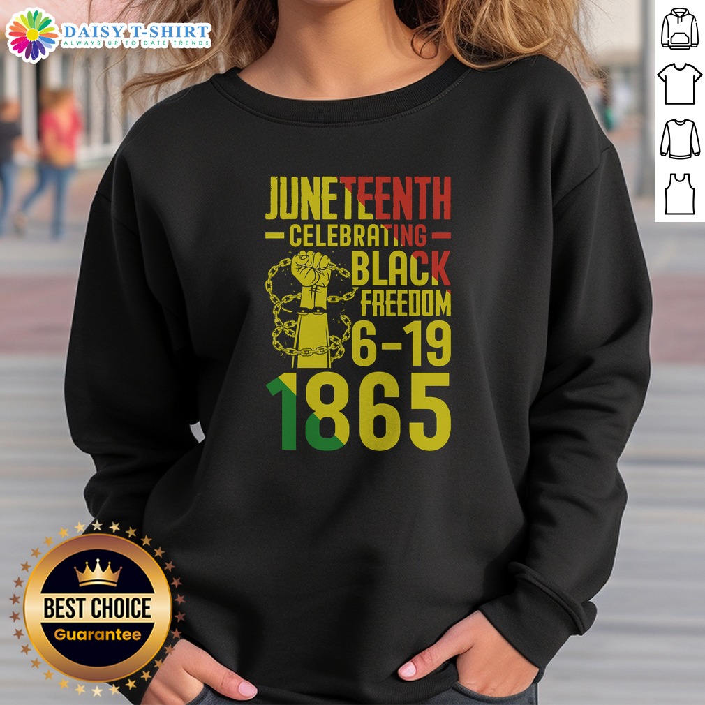 Awesome Juneteenth Celebrating Black Freedom 6 19 1865 Sweatshirt Sweashirt Awesome Juneteenth Celebrating Black Freedom 6 19 1865 Sweatshirt in a vibrant design for commemorating freedom