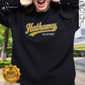 Hot Hathaway All Stars Sweatshirt in a cozy fit, perfect for casual wear and layering.