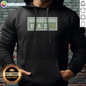 Awesome New England Patriots Wicked Good DAD Wordle Style NFL Football Hoodie displayed in a modern setting.