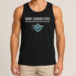 Original Warp Speed Laundry Pods Fast Stain Removal Geek Tank Top