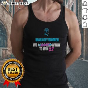 Pretty Manchester City We Found A Way To Win X2 Tank top showcasing vibrant colors and a comfortable fit