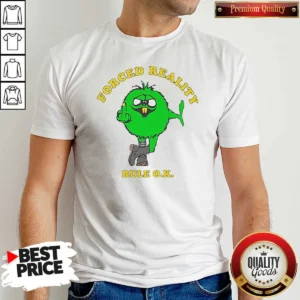 Nice Forced Reality Rule OK Green Monster Middle Finger