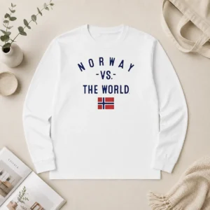 Original Norway Vs The World National Pride Flag FIFA World Cup 2026 Long Sleeve Shirt