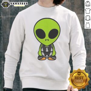 The Alien Victor Wembanyama Cartoon sweatshirt featuring a vibrant cartoon design.