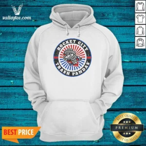 Awesome Rocket City Trash Pandas Baseball Team Mascot Logo Rocket City Trash Pandas Hoodie