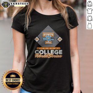 Pretty Tennessee Lady Volunteers 2026 NCAA College World Series Oklahoma City ladies shirt featuring vibrant colors and team spirit.