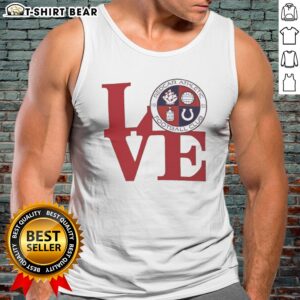 Nice Redcar Athletic Football Club Love Logo Emblem Football Sport Fan Soccer Club Tank Top in vibrant red