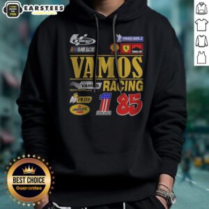 Original Vamos Racing Team Championship Vamos Racing 85 Vamos World Vm Std hoodie displayed in a vibrant setting
