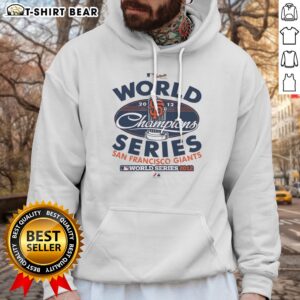 Pretty San Francisco Giants 2012 World Champions Series MLB Majestic Baseball Fan Hoodie featuring vibrant team colors.