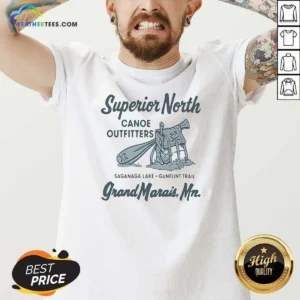 Official Superior North Canoe Outfitters V-Neck Shirt