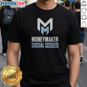 Official Moneymaker Social Paducah Logo Shirt featuring a bold logo design