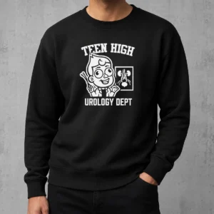 Funny Teen High Urology Dept Cartoon Doctor Sweater