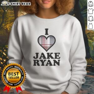 Hot I Love Jake Ryan Sixteen Candles Movie John Hughes Molly Ringwald Sweatshirt displayed on a neutral background.