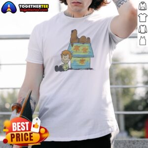 Funny Hot Shaggy Rogers Scooby Doo Peanuts Crossover Mystery Machine Doghouse