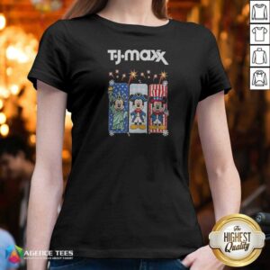 Original Hot TJ Maxx Mickey Mouse Disney USA Patriotic Celebration v neck optimized shirt with patriotic Disney graphics